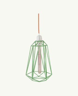 Black Mint Geometric Diamond Ceiling Pendant Light Shade
